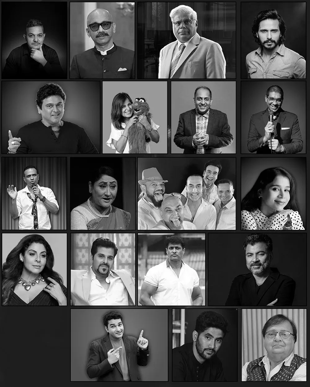 Ashish Vidyarthi, Neelesh Misra, Vijay Vikram Singh, Salil Ankola, Ali Asgar, Kranti Prakash Jha, Danish Hussain, TanAZ Iirani,Bhaktyar Iraniand other artists represented by The Entertainment Factory.